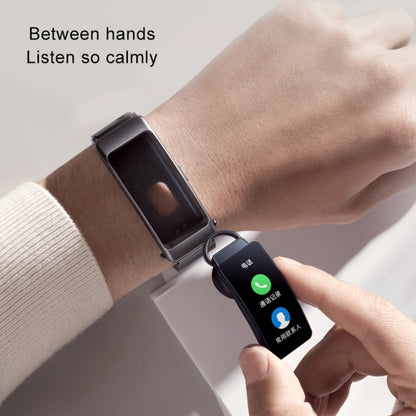 Original Huawei Band B6 FDS-B19 1.53 inch AMOLED Screen IP57 Waterproof Smart Bluetooth Earphone Wristband Bracelet, Pride Version, Support Heart Rate Monitor / Information Reminder / Sleep Monitor (Titanium Silver Grey) - Wearable Devices by buy2fix | Online Shopping UK | buy2fix