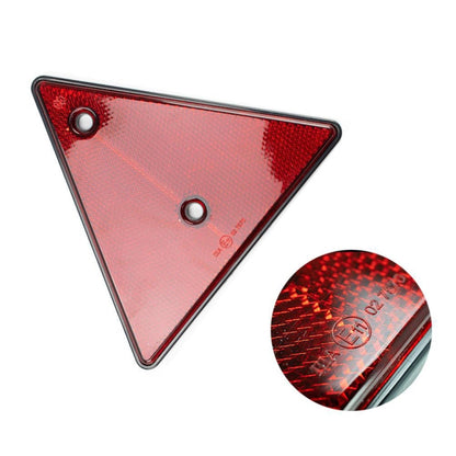 Trucks Trailers RV Triangular Red Reflector - Reflective Material by buy2fix | Online Shopping UK | buy2fix