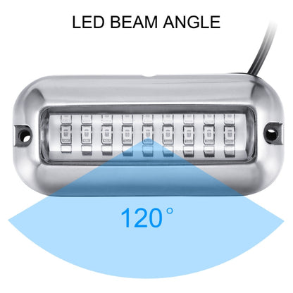 2 PCS MK-027 Ship / Yacht 10-30V 27LEDs Waterproof Stainless Steel Underwater Light(White Light) - Marine Accessories & Parts by buy2fix | Online Shopping UK | buy2fix