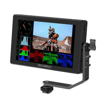 FEELWORLD SH7 7-inch Ultra Bright 2200nit On-camera Monitor SDI HDMI Cross Conversion (Black) - On-camera Monitors by FEELWORLD | Online Shopping UK | buy2fix