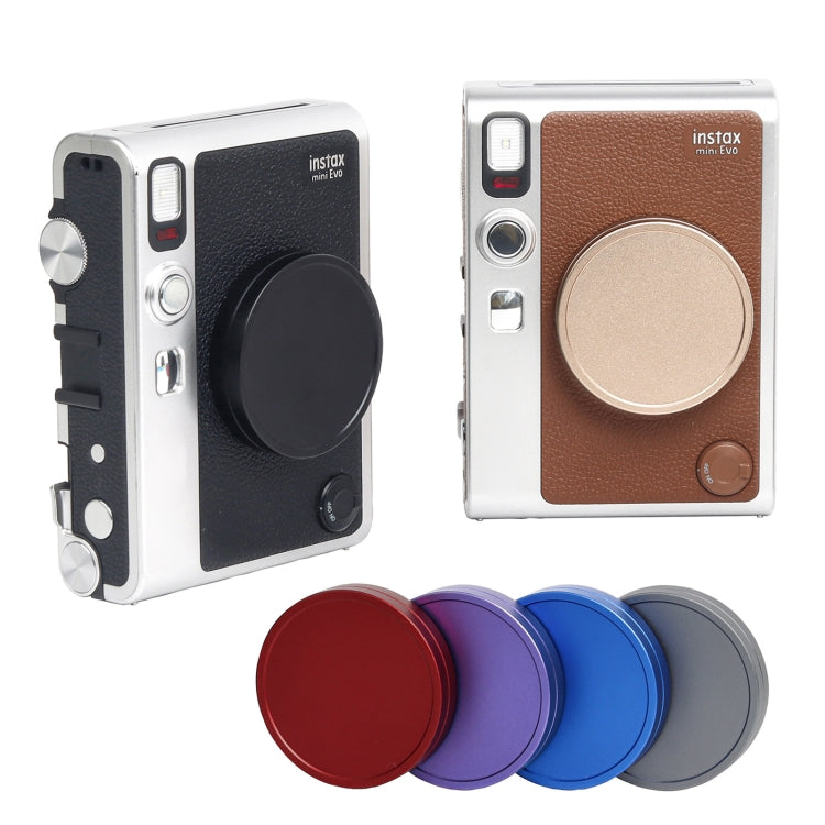 For FUJIFILM Instax mini EVO Camera Lens Cap Aluminum Alloy Protective Cover (Gold) - Lens Cap by buy2fix | Online Shopping UK | buy2fix