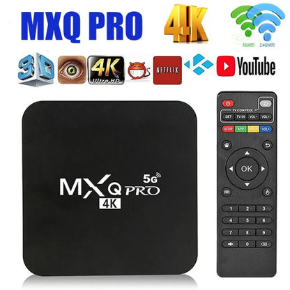 MXQ Pro 4K TV Box Rockchip RK3228A Quad Core CPU Android 7.1, 1GB+8GB wtih Remote Control, AU Plug - RK3228A by buy2fix | Online Shopping UK | buy2fix