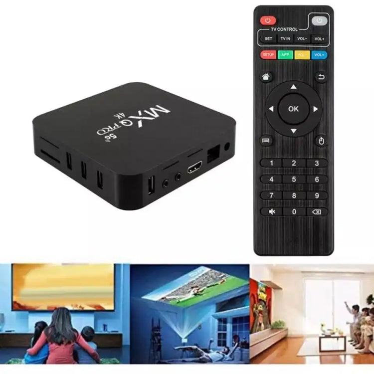 MXQ Pro 4K TV Box Rockchip RK3228A Quad Core CPU Android 7.1, 1GB+8GB wtih Remote Control, AU Plug - RK3228A by buy2fix | Online Shopping UK | buy2fix