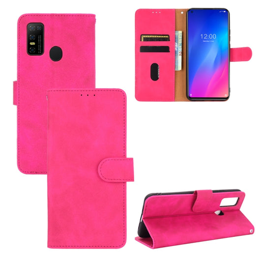 For DOOGEE N30 Solid Color Skin Feel Magnetic Buckle Horizontal Flip Calf Texture PU Leather Case with Holder & Card Slots & Wallet(Rose Red) - More Brand by buy2fix | Online Shopping UK | buy2fix