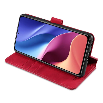 For Xiaomi Redmi K40 Pro DG.MING Retro Oil Side Horizontal Flip Leather Case with Holder & Card Slots & Wallet(Red) - Xiaomi Cases by DG.MING | Online Shopping UK | buy2fix