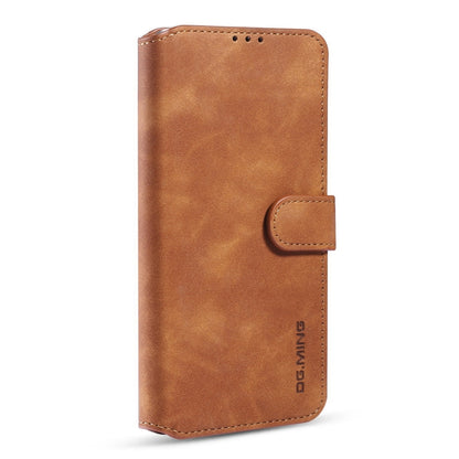 For Xiaomi Redmi K40 Pro DG.MING Retro Oil Side Horizontal Flip Leather Case with Holder & Card Slots & Wallet(Brown) - Xiaomi Cases by DG.MING | Online Shopping UK | buy2fix