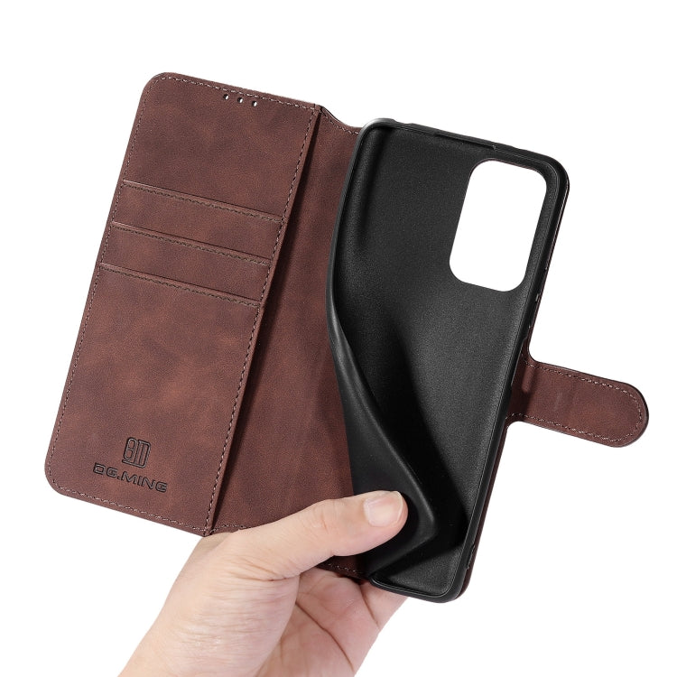 For Xiaomi Redmi Note 10 Pro DG.MING Retro Oil Side Horizontal Flip Leather Case with Holder & Card Slots & Wallet(Coffee) - Xiaomi Cases by DG.MING | Online Shopping UK | buy2fix