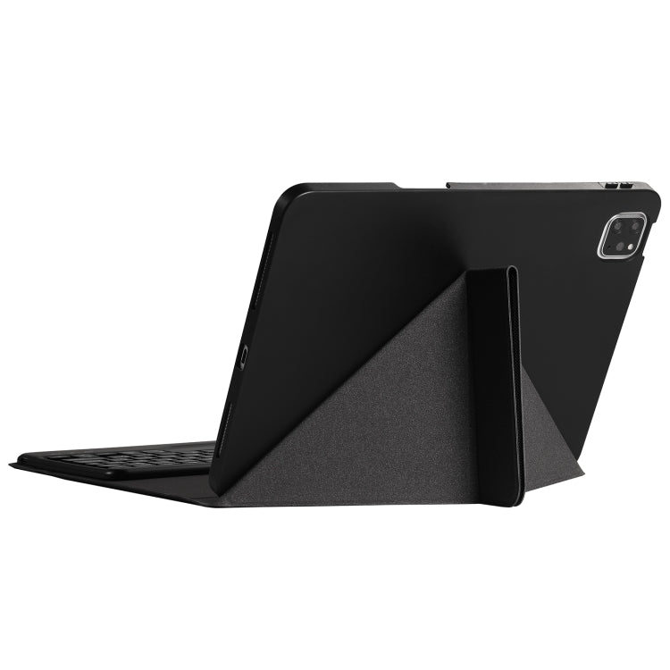 B07 Splittable Bluetooth Keyboard Leather Tablet Case with Triangle Holder & Pen Slot For iPad 9.7 2018 & 2017 / Pro 9.7 / Air 2(Black Diamond Pattern) - Universal by buy2fix | Online Shopping UK | buy2fix