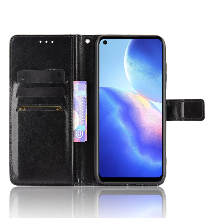 For Blackview A90 Crazy Horse Texture Horizontal Flip Leather Case with Holder & Card Slots & Lanyard(Black) - More Brand by buy2fix | Online Shopping UK | buy2fix