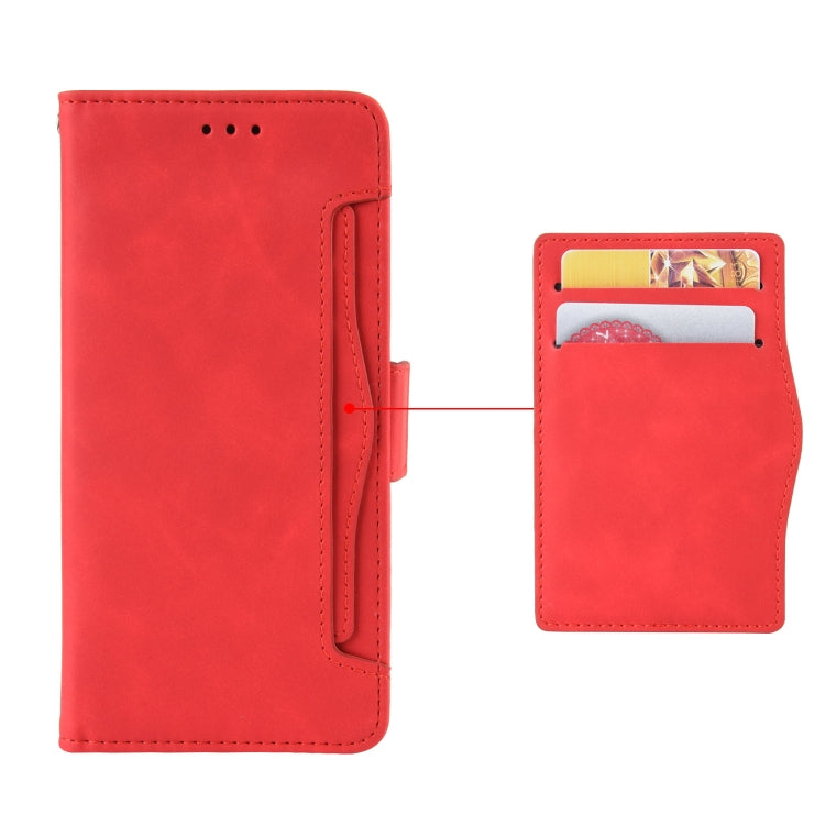 For Blackview A90 Skin Feel Calf Pattern Horizontal Flip Leather Case with Holder & Card Slots & Photo Frame(Red) - More Brand by buy2fix | Online Shopping UK | buy2fix