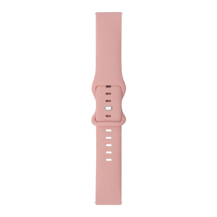 For Huawei Watch GT 2 42mm 8-buckle Silicone Watch Band(Pink Sand) - Watch Bands by buy2fix | Online Shopping UK | buy2fix