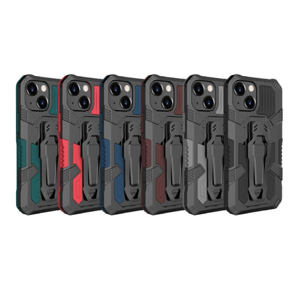 For iPhone 13 mini Machine Armor Warrior Shockproof PC + TPU Protective Case (Grey) - iPhone 13 mini Cases by buy2fix | Online Shopping UK | buy2fix