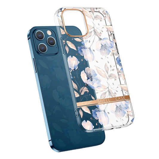 For iPhone 11 Pro Max High Translucent Electroplating Flower Pattern TPU + PC Shockproof Case (Cherry Blossoms) - iPhone 11 Pro Max Cases by buy2fix | Online Shopping UK | buy2fix