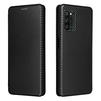 For Blackview A100 Carbon Fiber Texture Horizontal Flip TPU + PC + PU Leather Case with Card Slot(Black) - More Brand by buy2fix | Online Shopping UK | buy2fix