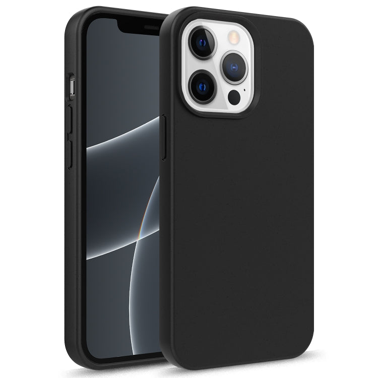 For iPhone 13 Pro Starry Series Shockproof Straw Material + TPU Protective Case (Black) - iPhone 13 Pro Cases by buy2fix | Online Shopping UK | buy2fix