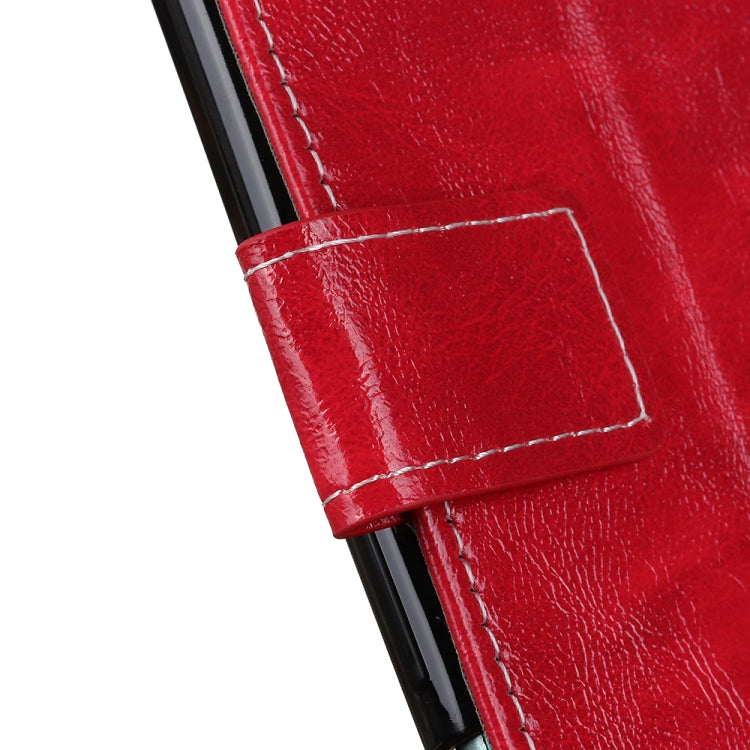 For OPPO A16 Retro Crazy Horse Texture Horizontal Flip Leather Case with Holder & Card Slots & Photo Frame & Wallet(Red) - OPPO Cases by buy2fix | Online Shopping UK | buy2fix