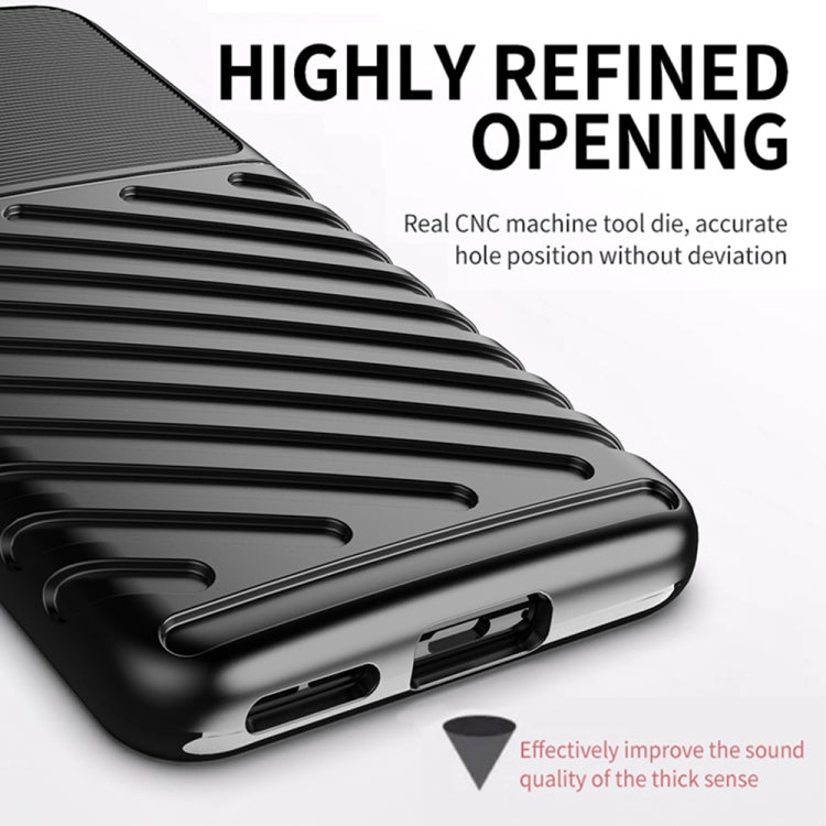 For OnePlus Nord 2 5G Thunderbolt Shockproof TPU Soft Case(Black) - OnePlus Cases by buy2fix | Online Shopping UK | buy2fix