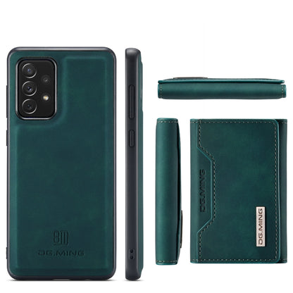 For Samsung Galaxy A72 5G / 4G DG.MING M2 Series 3-Fold Multi Card Bag Back Cover Shockproof Case with Wallet & Holder Function(Green) - Galaxy Phone Cases by DG.MING | Online Shopping UK | buy2fix