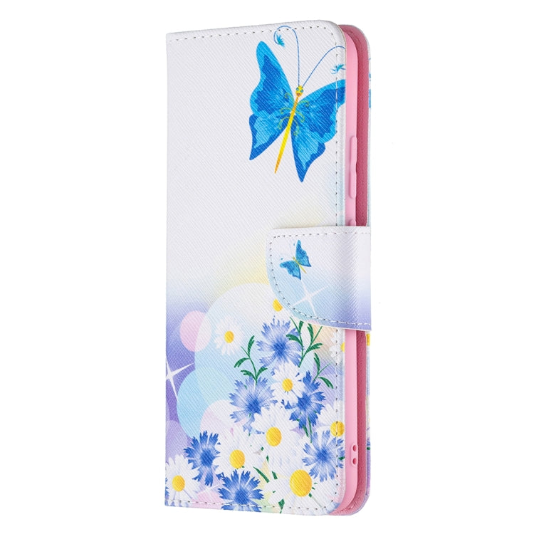 For OPPO Realme C21 / C20 Colored Drawing Pattern Horizontal Flip Leather Case with Holder & Card Slots & Wallet(Butterfly Love) - Realme Cases by buy2fix | Online Shopping UK | buy2fix