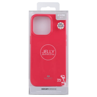 For iPhone 13 Pro GOOSPERY JELLY Full Coverage Soft Case (Rose Red) - iPhone 13 Pro Cases by GOOSPERY | Online Shopping UK | buy2fix