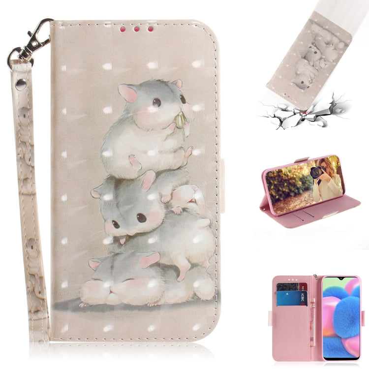 For Nokia 7.2 / 6.2 3D Colored Drawing Horizontal Flip PU Leather Case with Holder & Card Slots & Wallet(Squirrels) - Nokia Cases by buy2fix | Online Shopping UK | buy2fix