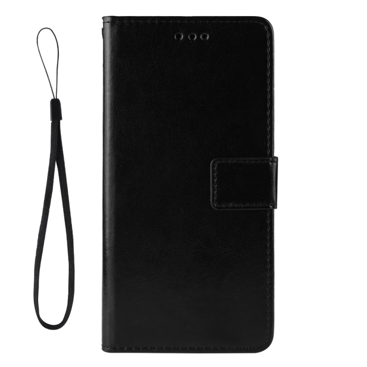 For Blackview A100 Crazy Horse Texture Horizontal Flip Leather Case with Holder & Card Slots & Lanyard(Black) - More Brand by buy2fix | Online Shopping UK | buy2fix