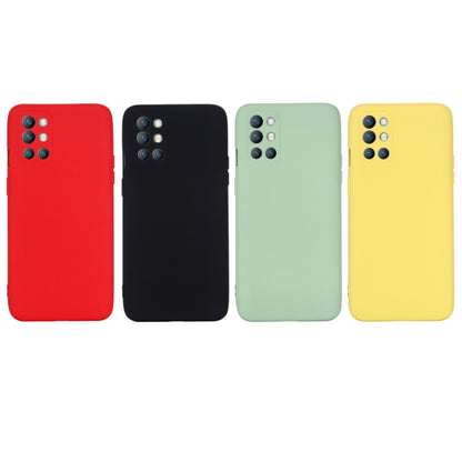 Pure Color Liquid Silicone Shockproof Full Coverage Case For OnePlus 9R(Green) - OnePlus Cases by buy2fix | Online Shopping UK | buy2fix