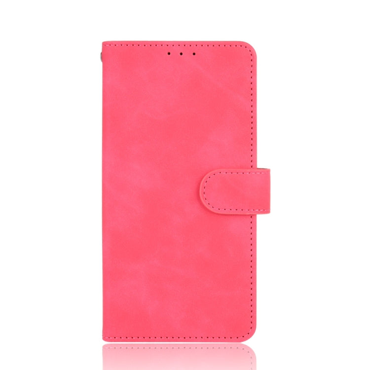 For iPhone 13 Solid Color Skin Feel Magnetic Buckle Horizontal Flip Calf Texture PU Leather Case with Holder & Card Slots & Wallet(Rose Red) - iPhone 13 Cases by buy2fix | Online Shopping UK | buy2fix