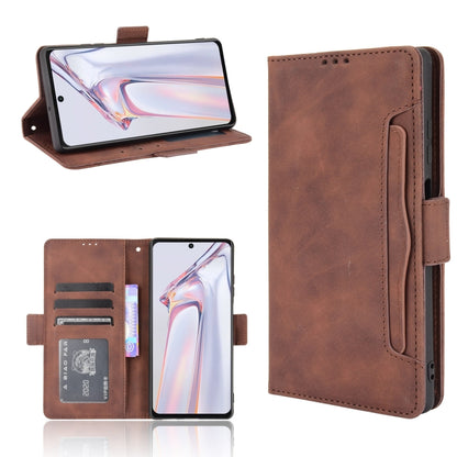 For Blackview A100 Skin Feel Calf Pattern Horizontal Flip Leather Case with Holder & Card Slots & Photo Frame(Brown) - More Brand by buy2fix | Online Shopping UK | buy2fix