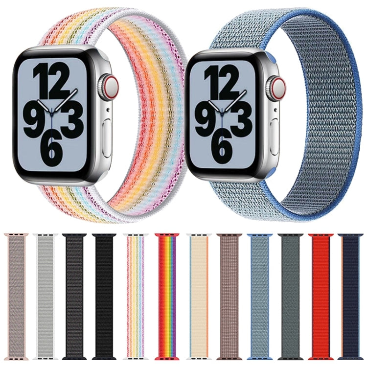 Single Lap Nylon Watch Band, Size: XS 135mm For Apple Watch Ultra 49mm&Watch Ultra 2 49mm / Series 9&8&7 45mm / SE 3&SE 2&6&SE&5&4 44mm / 3&2&1 42mm(Seven Colors) - Watch Bands by buy2fix | Online Shopping UK | buy2fix