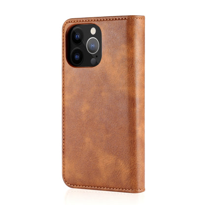 For iPhone 13 Pro Max DG.MING Crazy Horse Texture Flip Detachable Magnetic Leather Case with Holder & Card Slots & Wallet (Brown) - iPhone 13 Pro Max Cases by DG.MING | Online Shopping UK | buy2fix