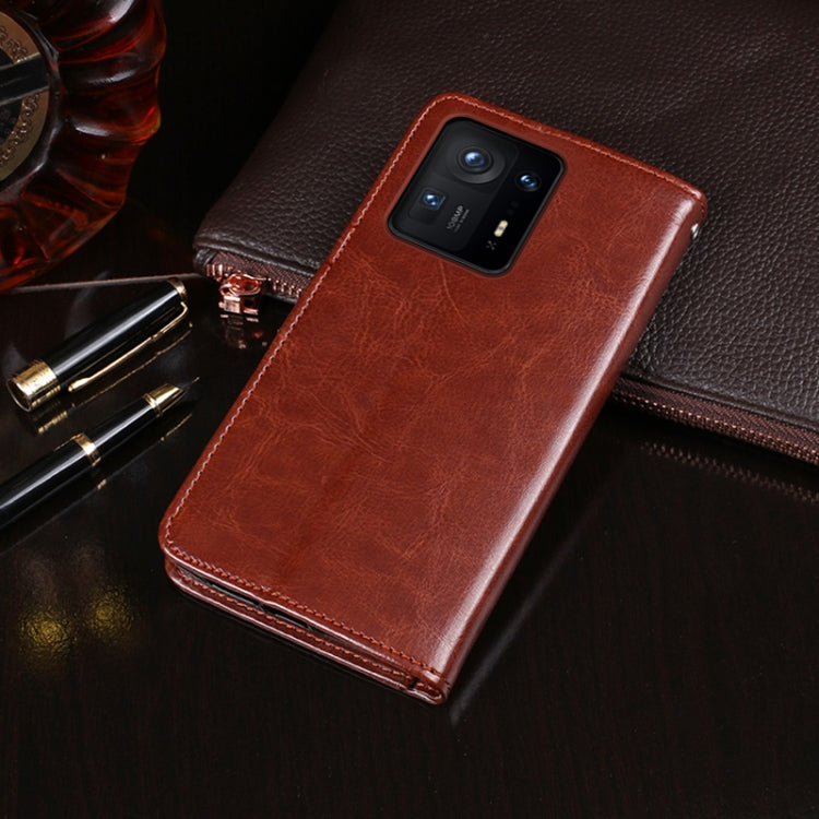 idewei Crazy Horse Texture Horizontal Flip Leather Case with Holder & Card Slots & Wallet For Xiaomi Mix 4(Brown) - Xiaomi Cases by idewei | Online Shopping UK | buy2fix