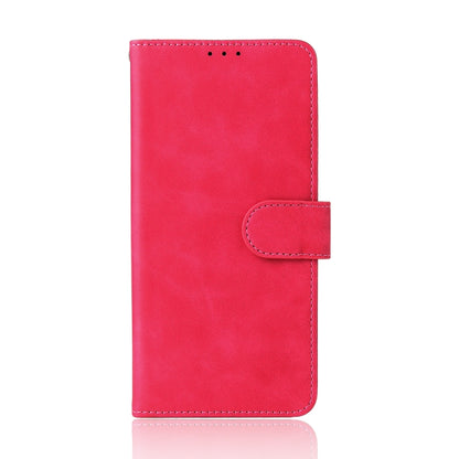 Solid Color Skin Feel Magnetic Buckle Horizontal Flip Calf Texture PU Leather Case with Holder & Card Slots & Wallet For Xiaomi Redmi 10(Rose Red) - Xiaomi Cases by buy2fix | Online Shopping UK | buy2fix