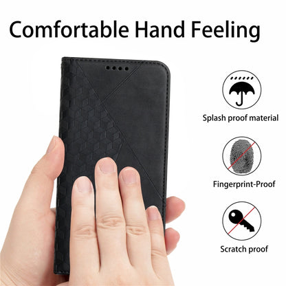 For Xiaomi Mi 11 Pro Diamond Pattern Splicing Skin Feel Magnetic Horizontal Flip Leather Case with Card Slots & Holder & Wallet(Black) - Xiaomi Cases by buy2fix | Online Shopping UK | buy2fix