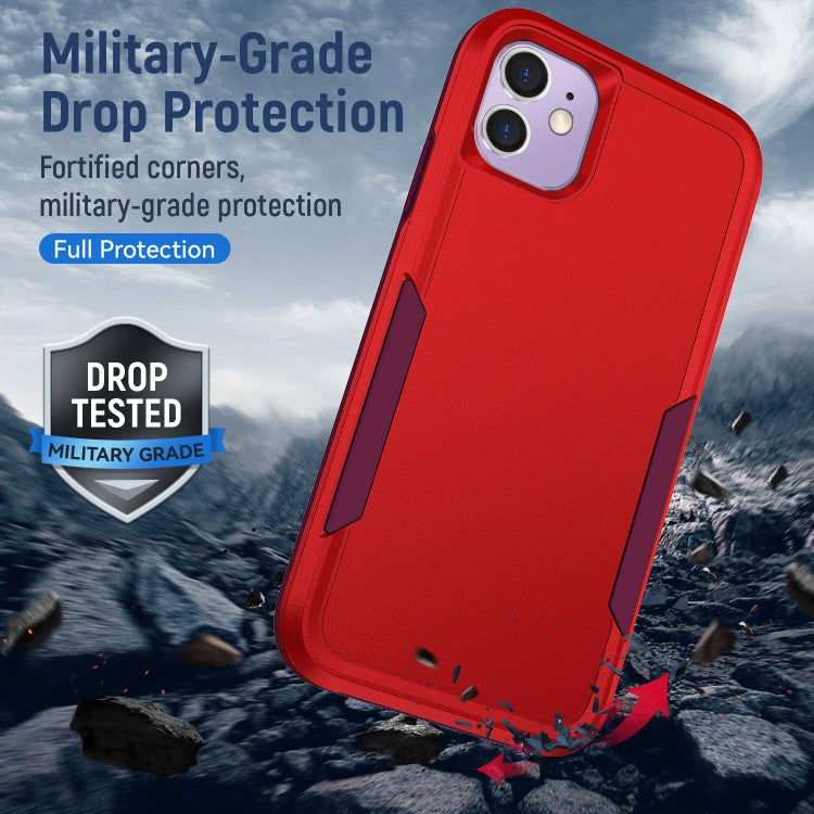 For iPhone 11 Pioneer Armor Heavy Duty Shockproof Phone Case (Red) - iPhone 11 Cases by buy2fix | Online Shopping UK | buy2fix