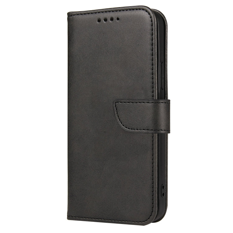 For iPhone 12 / 12 Pro Calf Texture Buckle Horizontal Flip Leather Case with Holder & Card Slots & Wallet(Black) - iPhone 12 / 12 Pro Cases by buy2fix | Online Shopping UK | buy2fix