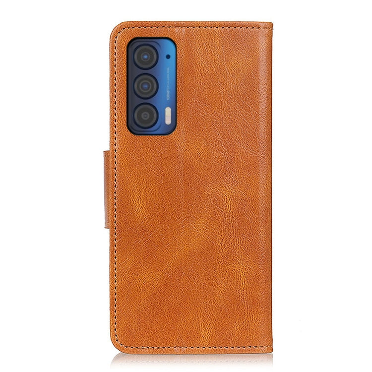 For Motorola Edge (2021) Mirren Crazy Horse Texture Horizontal Flip Leather Case with Holder & Card Slots & Wallet(Brown) - Motorola Cases by buy2fix | Online Shopping UK | buy2fix