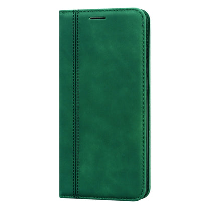 For Xiaomi Redmi 10 Frosted Business Magnetic Horizontal Flip PU Leather Case with Holder & Card Slot & Lanyard(Green) - Xiaomi Cases by buy2fix | Online Shopping UK | buy2fix