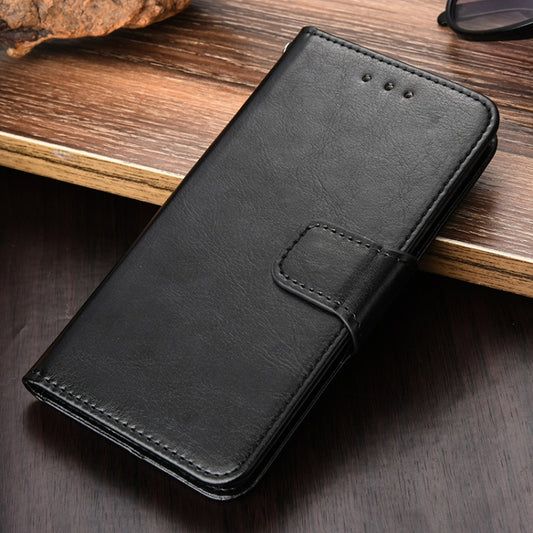 For Motorola Moto G30 Crystal Texture Horizontal Flip Leather Case with Holder & Card Slots & Wallet(Black) - Motorola Cases by buy2fix | Online Shopping UK | buy2fix