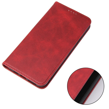 For iPhone 11 Pro Calf Texture Magnetic Horizontal Flip Leather Case with Holder & Card Slots & Wallet (Red) - iPhone 11 Pro Cases by buy2fix | Online Shopping UK | buy2fix