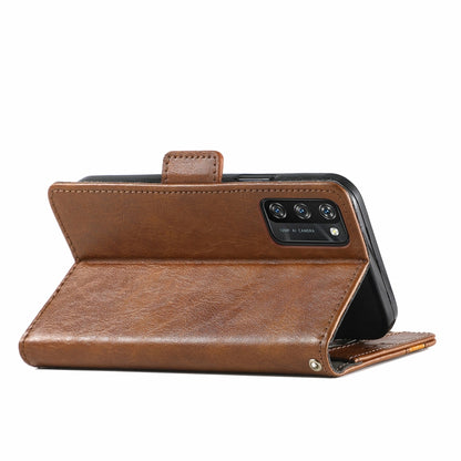 For Blackview A100 CaseNeo Business Splicing Dual Magnetic Buckle Horizontal Flip PU Leather Case with Holder & Card Slots & Wallet(Brown) - More Brand by buy2fix | Online Shopping UK | buy2fix