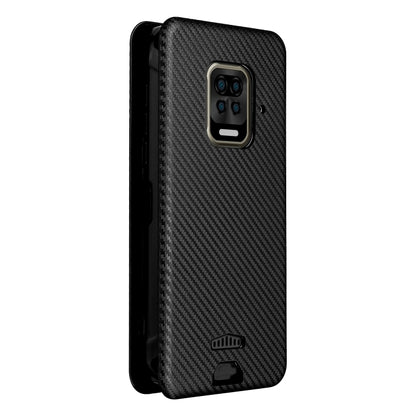 For Doogee S59 / S59 Pro Carbon Fiber Texture Horizontal Flip TPU + PC + PU Leather Case with Card Slot(Black) - More Brand by buy2fix | Online Shopping UK | buy2fix