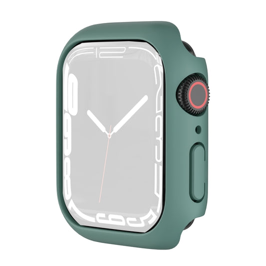 Shockproof TPU Protective Case For Apple Watch Series 9 / 8 / 7 41mm(Lake Green) - Watch Cases by buy2fix | Online Shopping UK | buy2fix