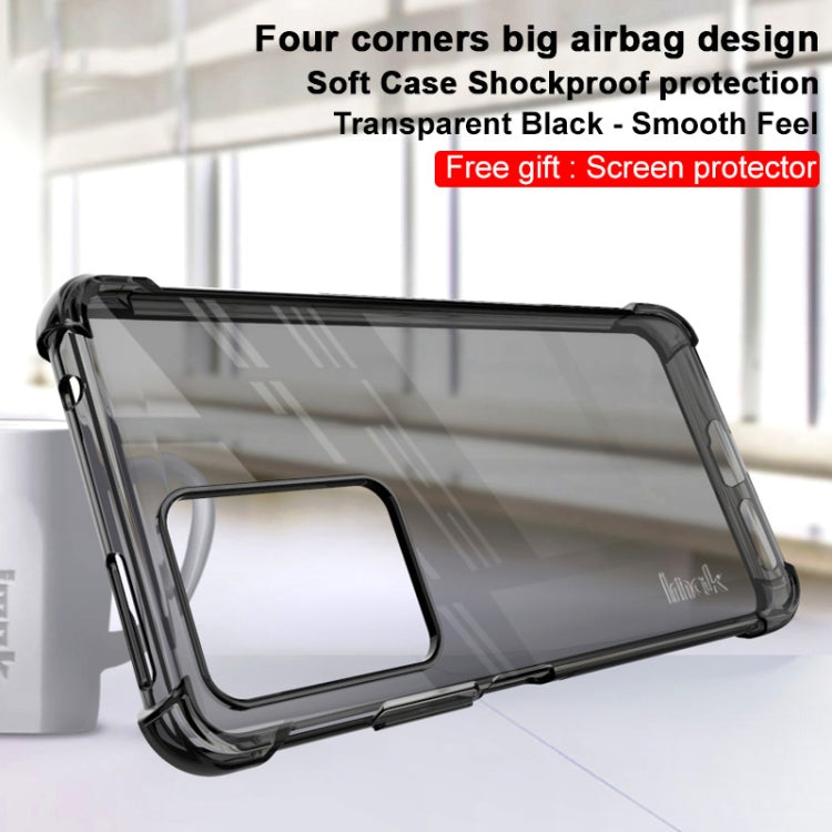 For Xiaomi Mi 11T Pro / Mi 11T IMAK All-inclusive Shockproof Airbag TPU Case with Screen Protector(Transparent Black) - Xiaomi Cases by imak | Online Shopping UK | buy2fix