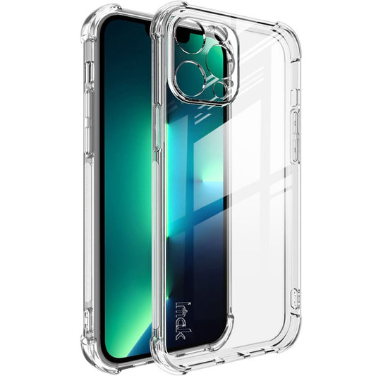 For iPhone 13 Pro IMAK All-inclusive Shockproof Airbag TPU Phone Case with Screen Protector (Transparent) - iPhone 13 Pro Cases by imak | Online Shopping UK | buy2fix