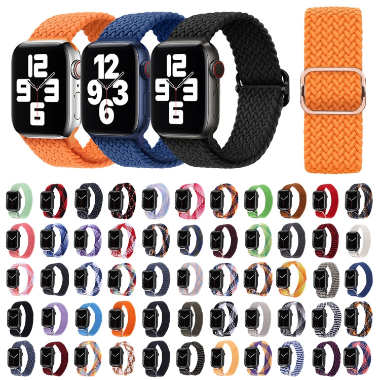 Nylon Braid Strap Watch Band For Apple Watch Ultra 49mm&Watch Ultra 2 49mm / Series 9&8&7 45mm / SE 3&SE 2&6&SE&5&4 44mm / 3&2&1 42mm(10) - Watch Bands by buy2fix | Online Shopping UK | buy2fix