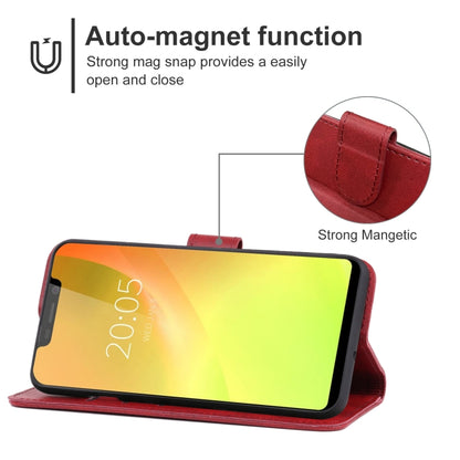 Leather Phone Case For Blackview A30(Red) - More Brand by buy2fix | Online Shopping UK | buy2fix