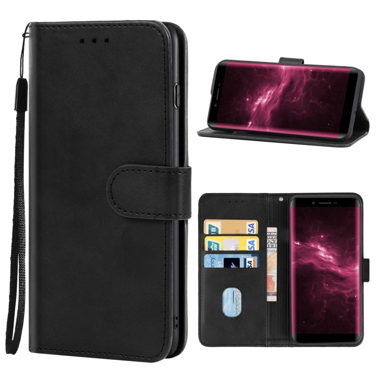 Leather Phone Case For DOOGEE X60L(Black) - Doogee Cases by buy2fix | Online Shopping UK | buy2fix