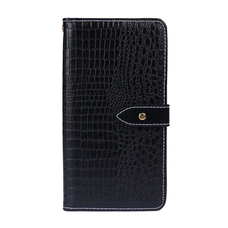 For Ulefone Note 12P idewei Crocodile Texture Horizontal Flip Phone Leather Phone Case(Black) - Ulefone Cases by idewei | Online Shopping UK | buy2fix