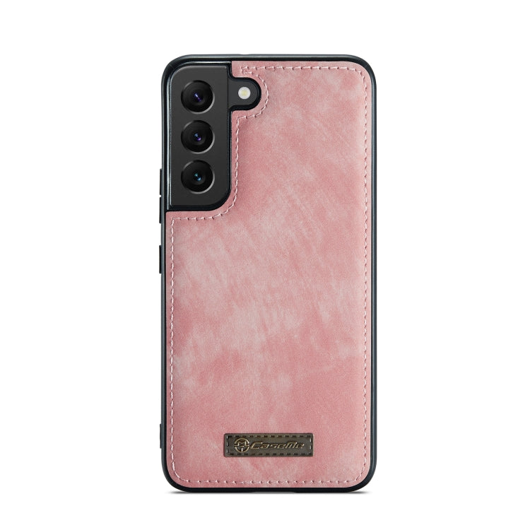 For Samsung Galaxy S22+ 5G CaseMe-008 Detachable Multifunctional Horizontal Flip Leather Case (Pink) - Galaxy S22+ 5G Cases by CaseMe | Online Shopping UK | buy2fix